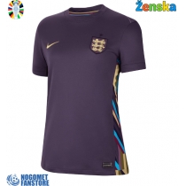 Engleska Gostujuci Dres za Ženska EP 2024 Kratak Rukav